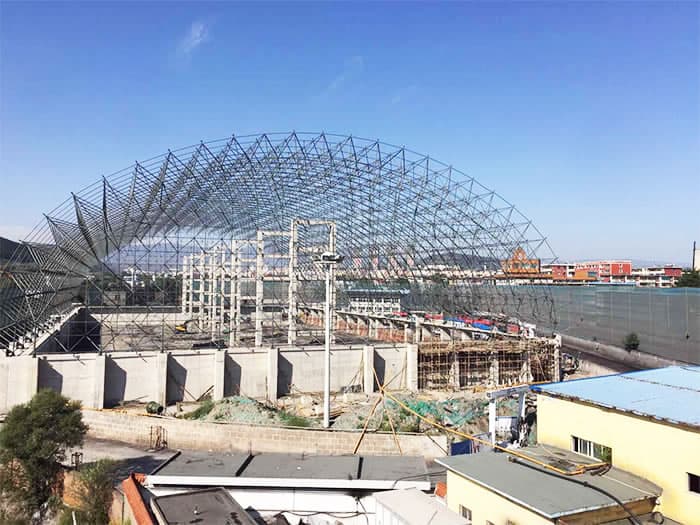 建德煤矿储煤棚网架工程