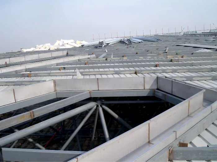 建德安吉县体育馆网架